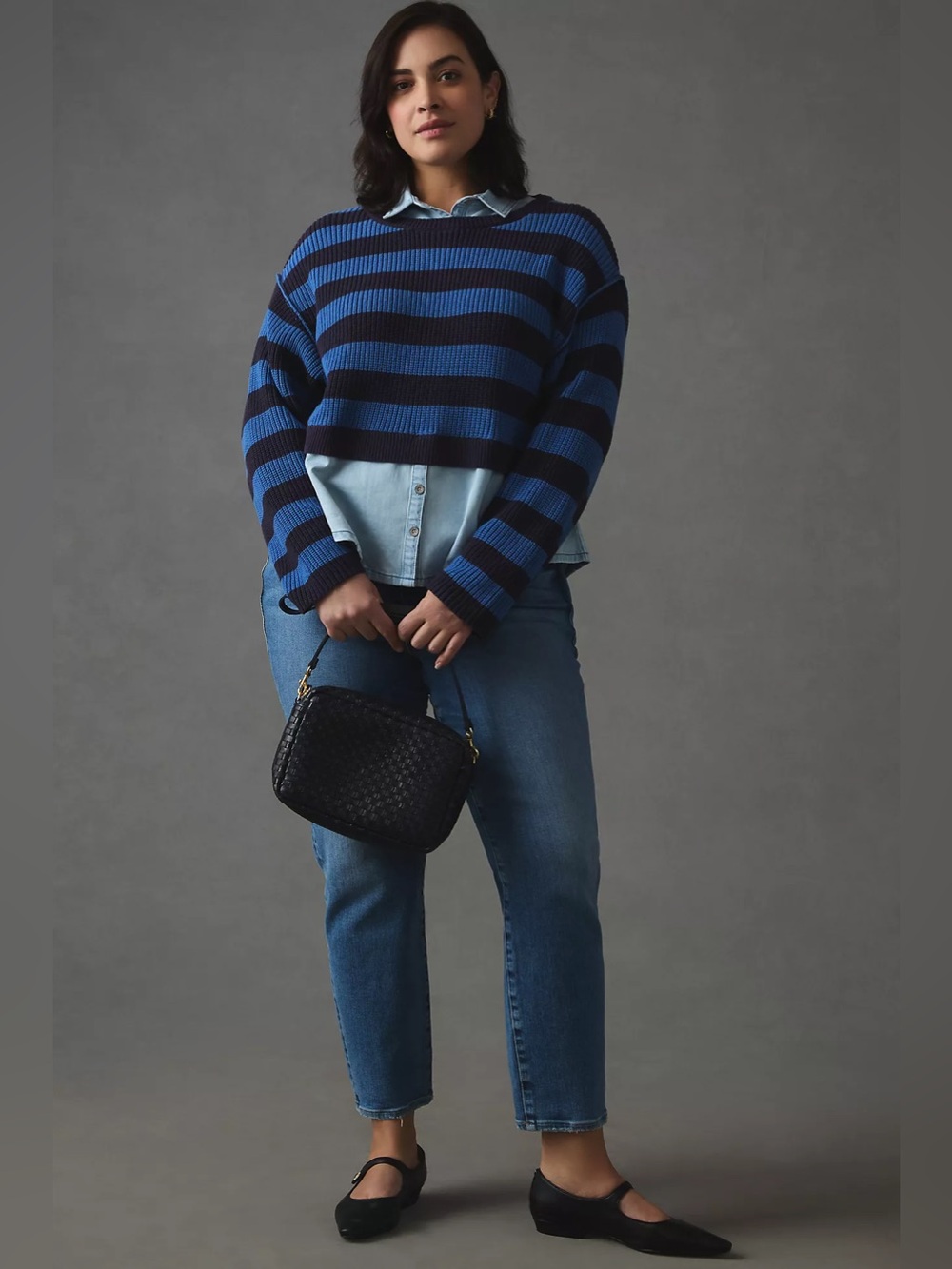 ANTHROPOLOGIE $148 PILCRO LAYERED SWEATER - Picture 5 of 8